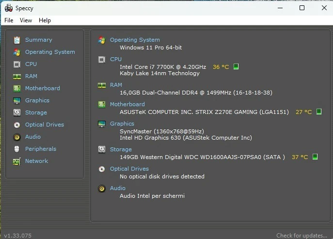 Intel 7th Core i7-7700K 4.20GHz 4-Core 8-T 8MB 91W LGA-1151 Processore - Immagine 4 di 4