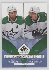 2022-23 SP Authentic Collaborations Blue Joe Pavelski Jason Robertson #C-2 av1