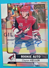 2017-18 Clayton Keller OPC O-PEE-CHEE Platinum RAINBOW Rookie Auto RC Autograph
