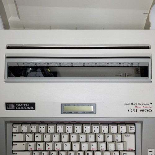 Smith Corona CXL 5100 digitale elektrische Schreibmaschine für Teile oder Reparatur - Bild 4 von 11