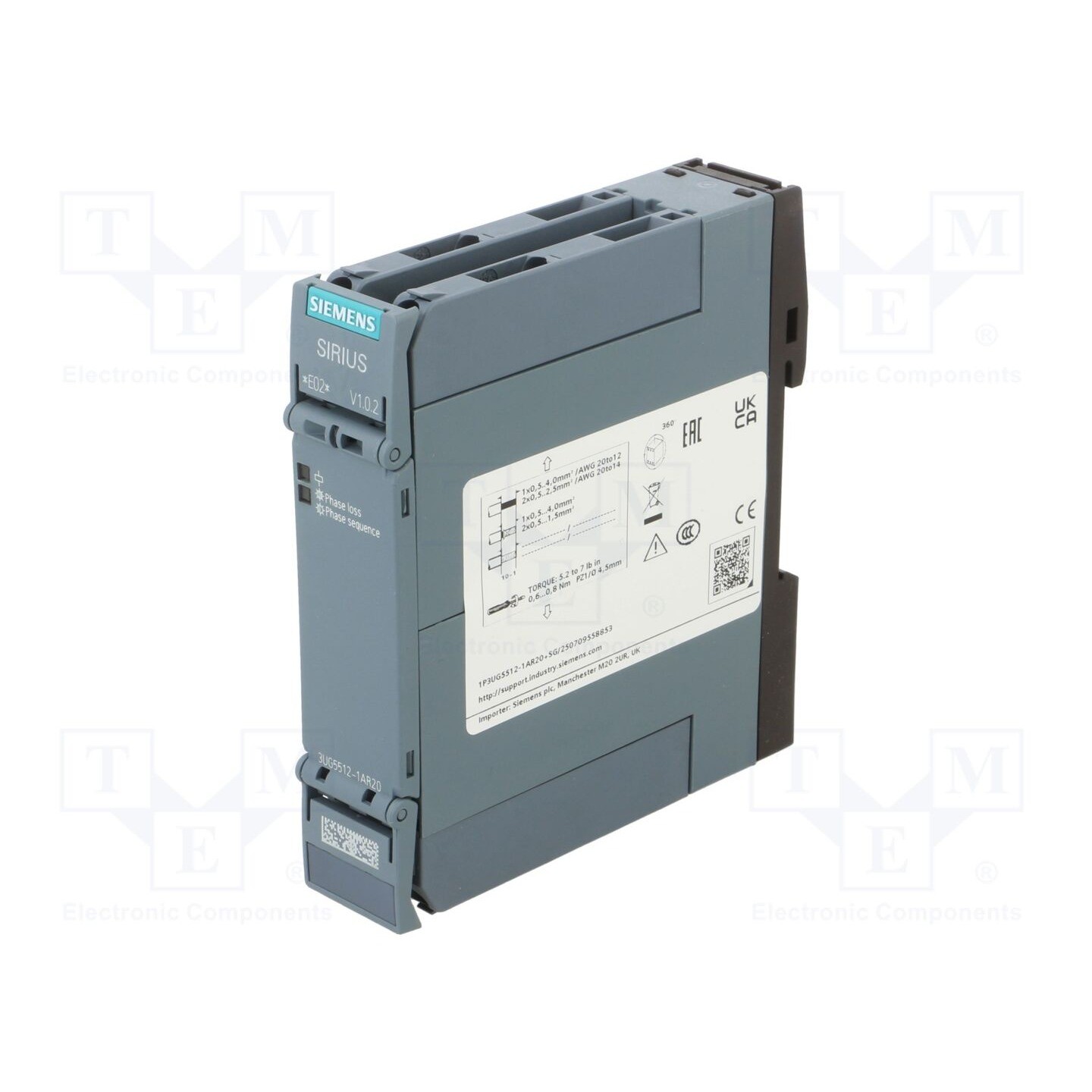 SIEMENS 3UG5512-1AR20 Voltage monitoring relay