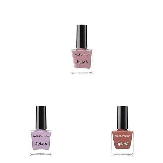 FACESCANADA Faces Splash Glossy Finish Nail Enamel, Floral Dream 56, 8 Ml And Fa