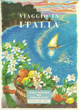 Cartolina con campione profumo, di Borsari Parma, Viaggio in Italia nuova.