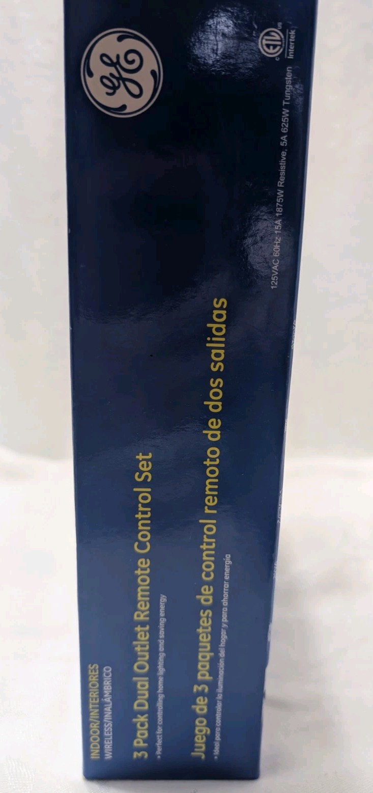 GE Indoor Wireless Power Outlets With Remote Control 3 Pk #0357408