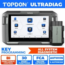 TOPDON ULTRADIAG 2-in-1 Diagnostic Tool Key Programming Remote Control learning