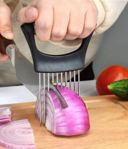 Slicer Meat Slicer, Food Slice Assistant Onion Holder Slicer, Kitchen Gadgets...
