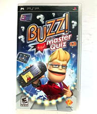 Sony PSP Buzz Master Quiz Video Game Original Case And Manual Included Tested