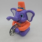 1980's Happy Player Cymbal Playing Circus Elephant in Box, Bump & Go *WORKS* — photo 9