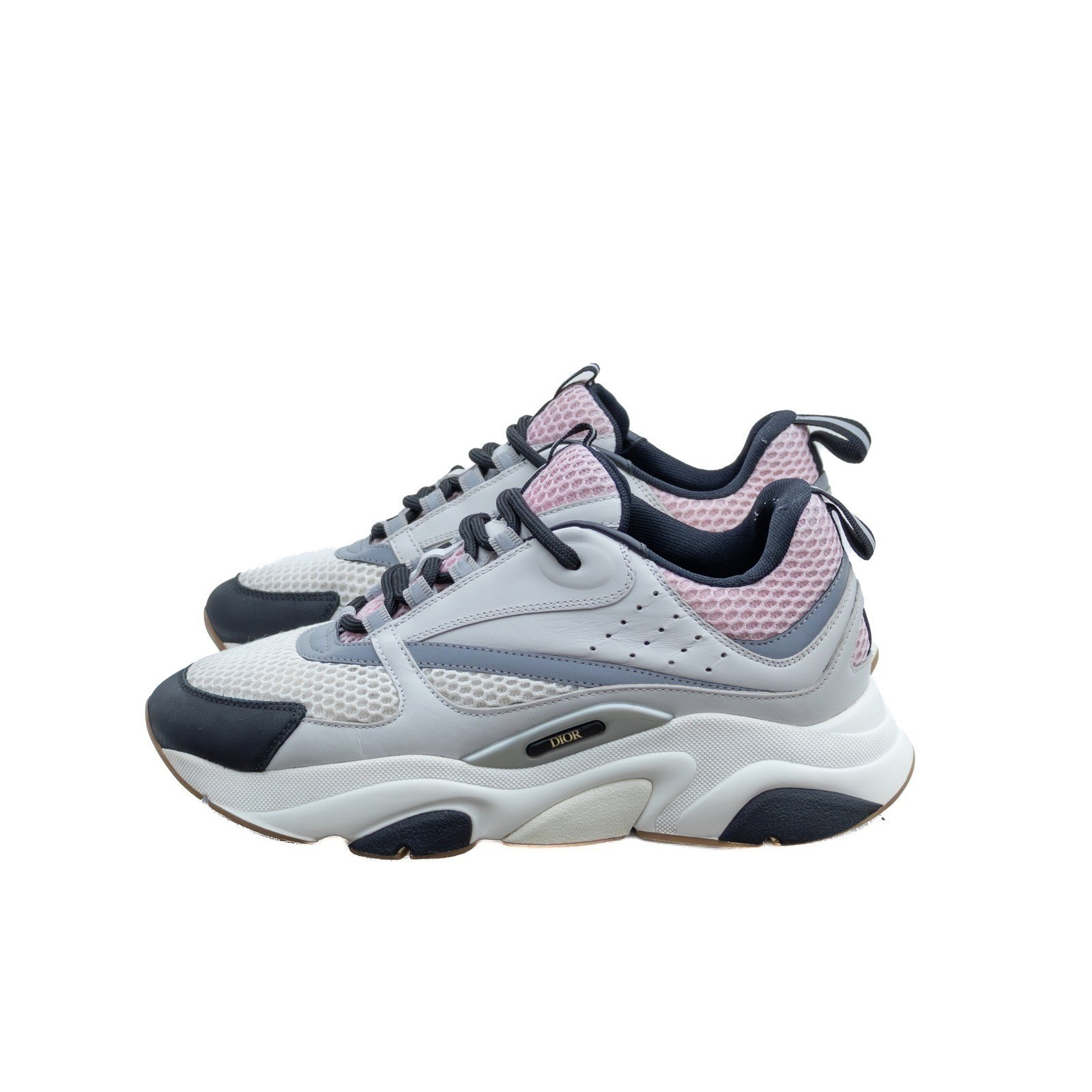 Dior B-22 Chunky Mesh Sneakers – Grey / Pink - Size EU 41 / US 10 image 3