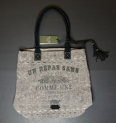 MYRA BAG 10778 CLOUDSTAR TRAIL Tote Canvas Leather Canvas Bag NEW