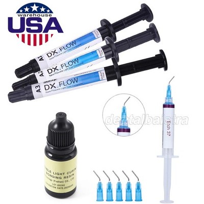 Dental A1/A2/A3 Shade Flowable Composite Resin Etching Gel Bonding Adhesive