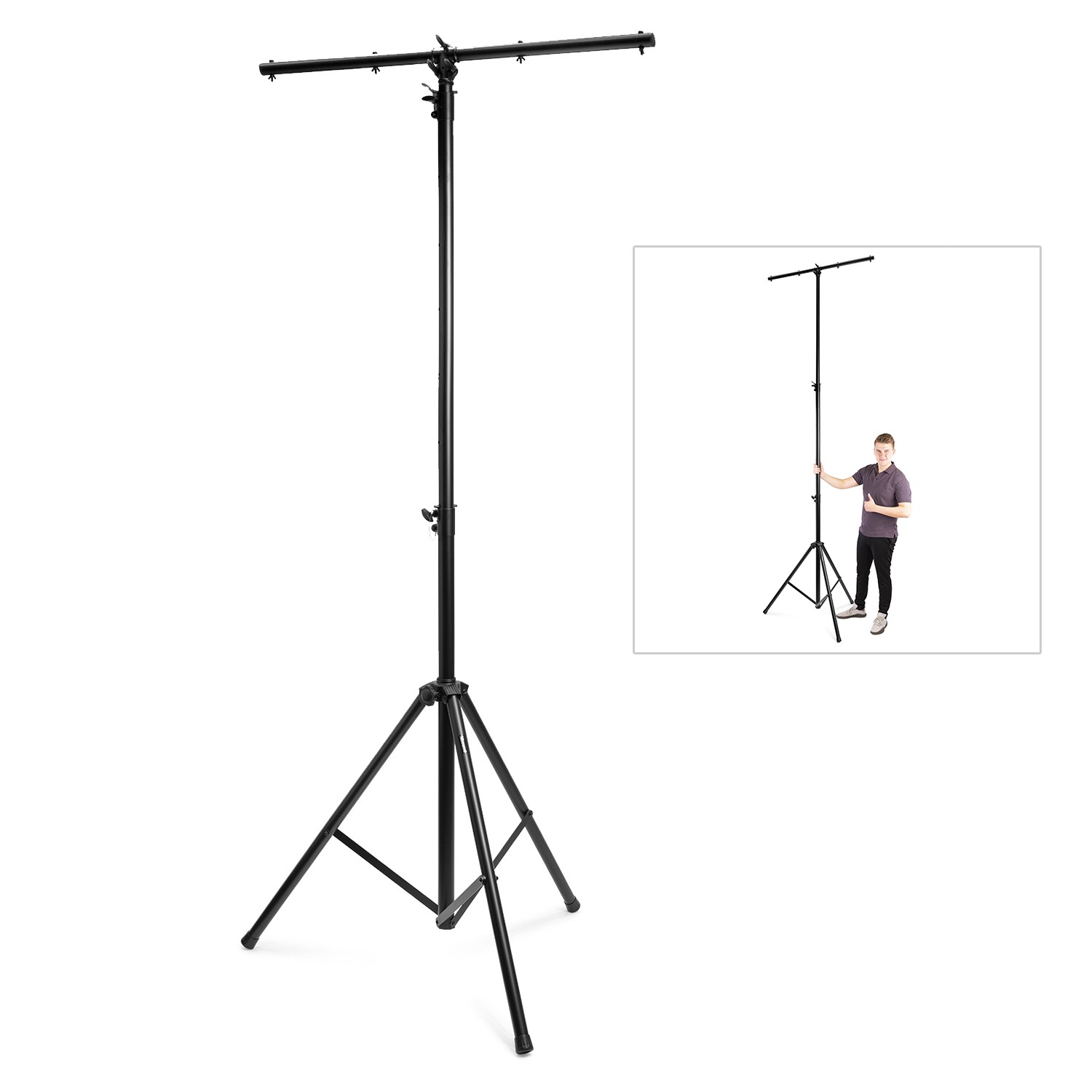 BeamZ LS30T Light Stand 3.0m 25kg T-bar