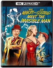 Abbott and Costello Meet The Invisible Man 4KUHD (4K UHD Blu-ray) Bud Abbott