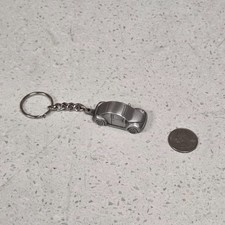 Vintage Sparta Pewter Volkswagon "New Beetle" Car Keychain Collectible