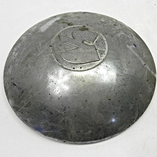 1951-1952-1953-1954 Henry J Kaiser Dog Dish Style Hubcaps Pair Rare Vintage Used