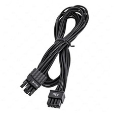 PCIE Cable for Corsair, 65CM Male to Male 8 Pin to 6 2 Pin Black 16AWG V.2026