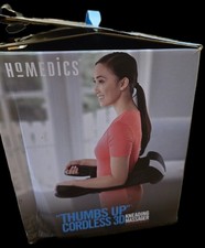 Homedics "Thumbs Up" Cordless 3D Neck & Shoulder Kneading Massager w/ Heat