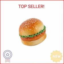 LONG XIN SERIES 1 PCS Artificial Hamburger Simulation Bread Realistic PU Burger 
