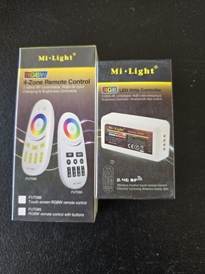 MMi-Light 4-Zone 2.4GHz RF RGB LED Strip Controller & Wireless Touch Remote kit
