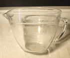 Vintage Anchor Hocking 8 Cup 2L 2 qt Measuring Mixing Batter Bowl Handle Spout