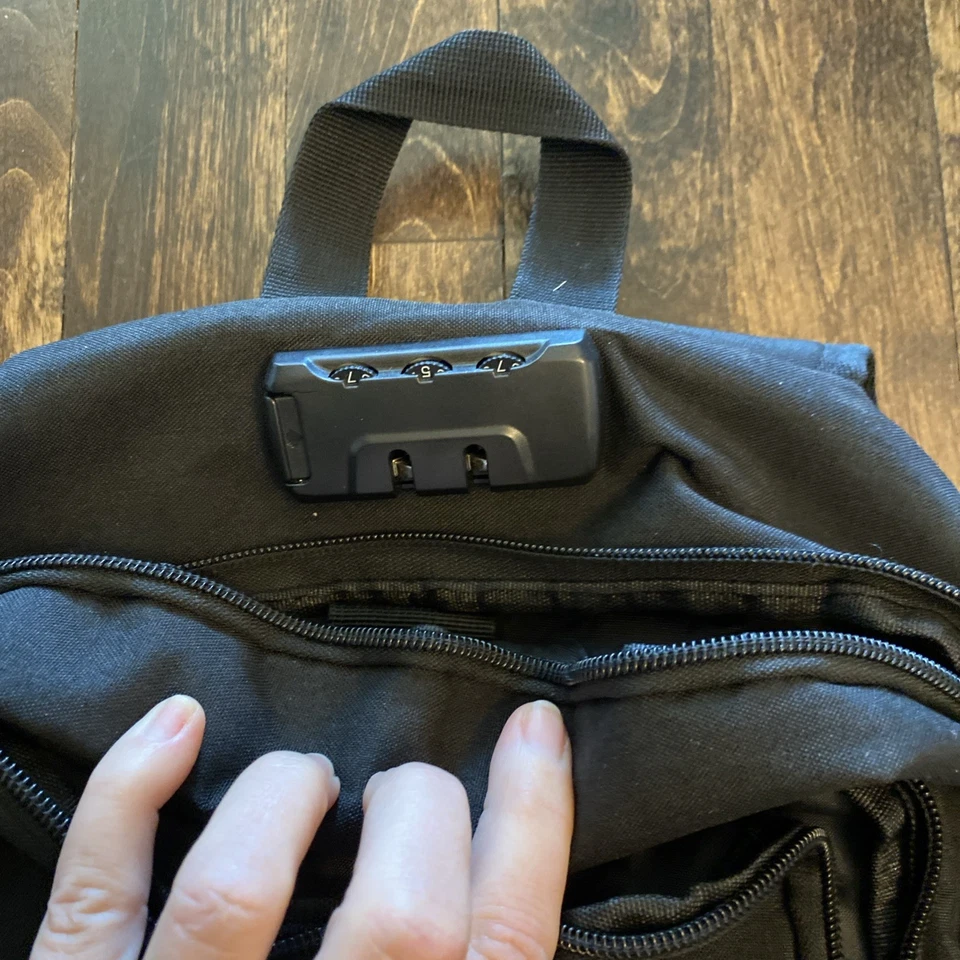 Wenig Anti-Theft Laptop Backpack Business Travel shoulder Bag USB Charging Port - Image 3 of 4