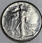 1941  Walking Liberty Silver Coin Half Dollar  Error Proof Coin Missing S Mint