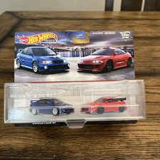 Hot Wheels Two Pack Target '95 MITSUBISHI ECLIPSE RED /LANCER EVOLUTION VI BLUE