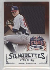 2015 Panini Stars and Stripes Jumbo Swatch Silhouettes Jerseys /99 Ryan Burr 3l1