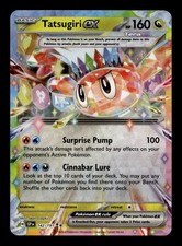 Tatsugiri ex 142/191 SV08: Scintille Urgenti Holofoil Doppio Raro Pokemon TCG
