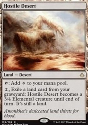 Hostile Desert #178/199 (NM) Hour of Devastation Magic MTG