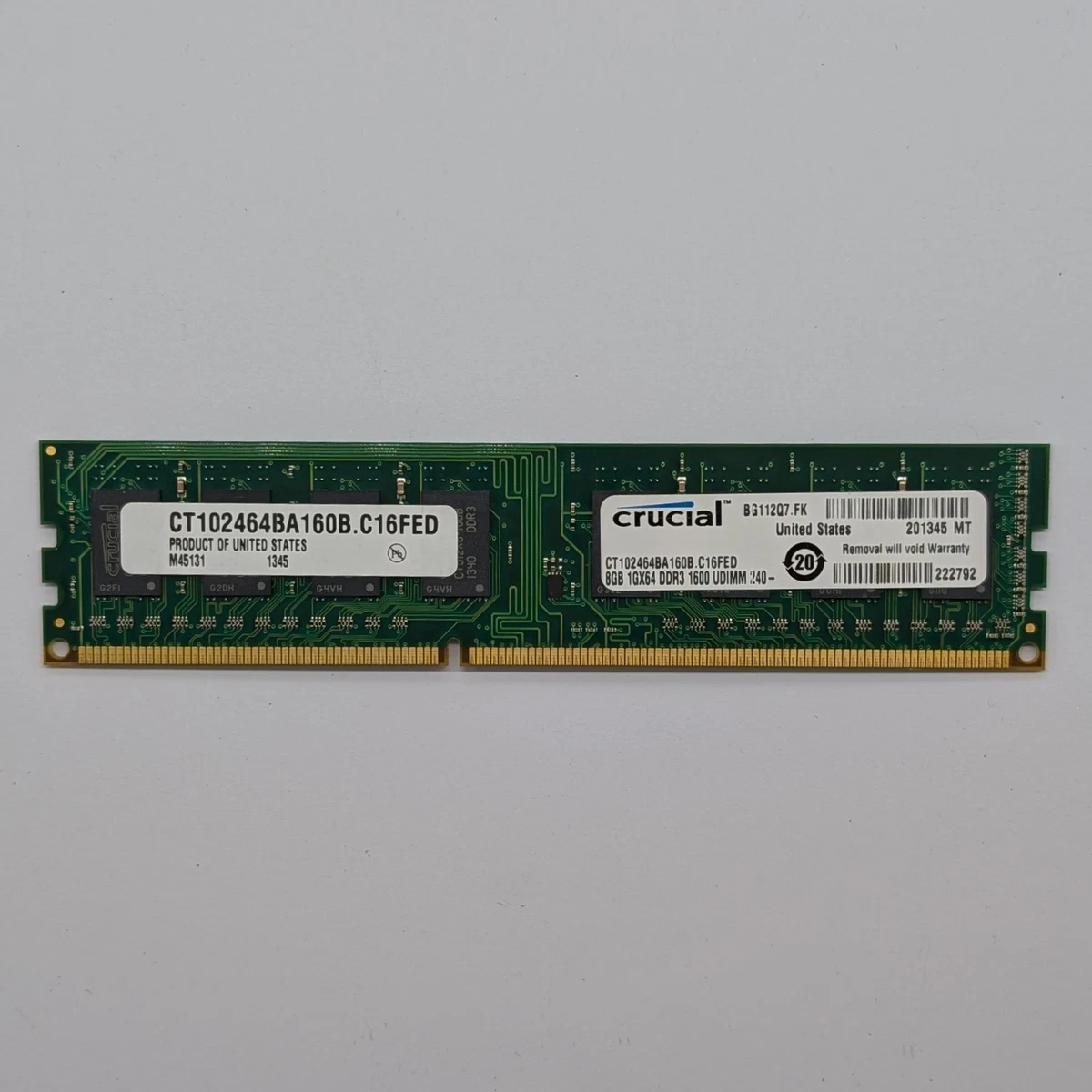 Barrette mémoire DDR3 1066MHz 2Go GOLDEN MEMORY Pour Pc Bureau prix tunisie