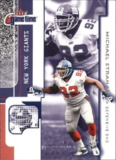 2001 Fleer Game Time #55 Michael Strahan