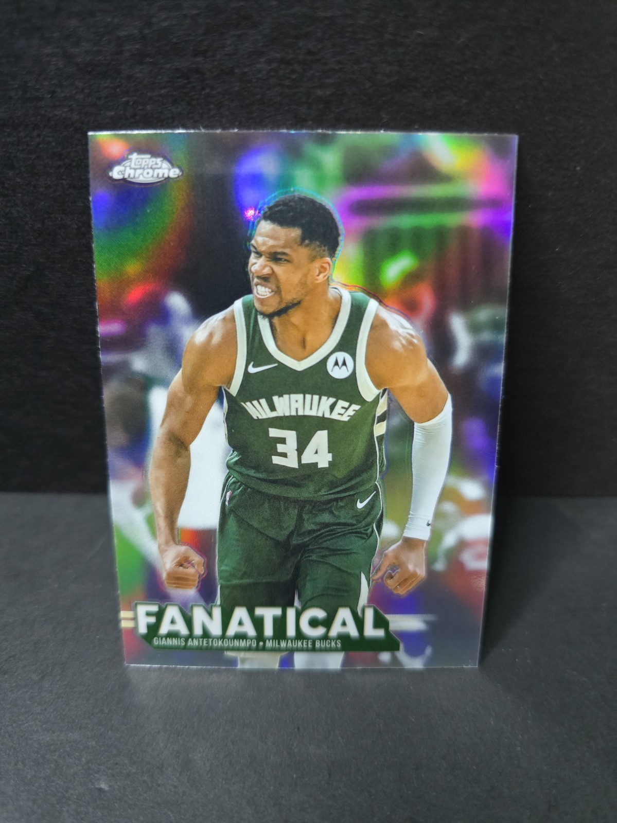 Giannis Antetokounmpo #FAN-2 Basketball Cards 2025 Topps Chrome Fanatical trading card — raw and PSA graded price guide