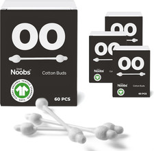 Baby Safety Cotton Buds, 100% Organic Cotton Earbuds for Babies, 240 Pieces, Ult