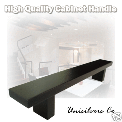 New 10" Black Finish Kitchen Cabinet Bar Pull Handle