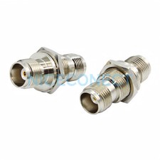 10x TNC Female Jack to TNC Jack Female Bulkhead Adapter Straight Coax Connecotor
