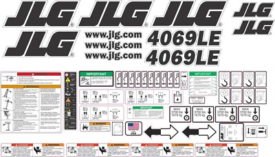 はるページ JLG 4069LE Scissor Lift Aftermarket Decal Kit | eBay