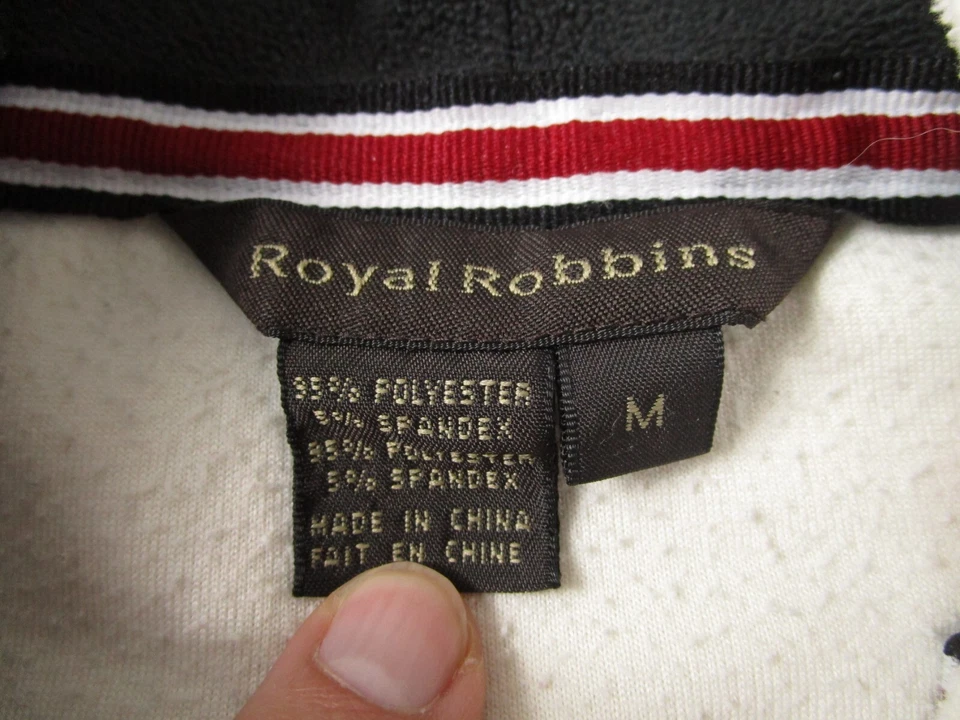 Suéter Royal Robbins Mujer Mediano Blanco Sudadera con Capucha Polar Exterior Foto 4 de 4