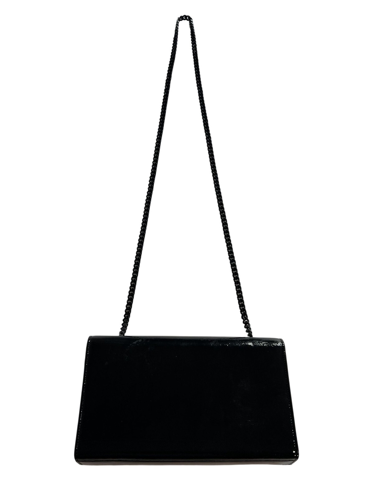 Borsa a tracolla Saint Laurent YSL Kate Classic Monogram in vernice nera