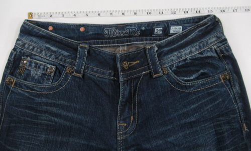 MISS ME (SKINNY) JEANS TAG SIZE 29 MEASURED 30X33 MM#937 - Picture 3 of 8