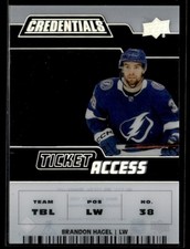 2022-23 Upper Deck Credentials Ticket Access Acetate Brandon Hagel 062/149 Tampa