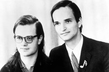 Kraftwerk Deutsche 70er Jahre Band Ralf Hutter Florian Schneider 4x6 Musik Foto