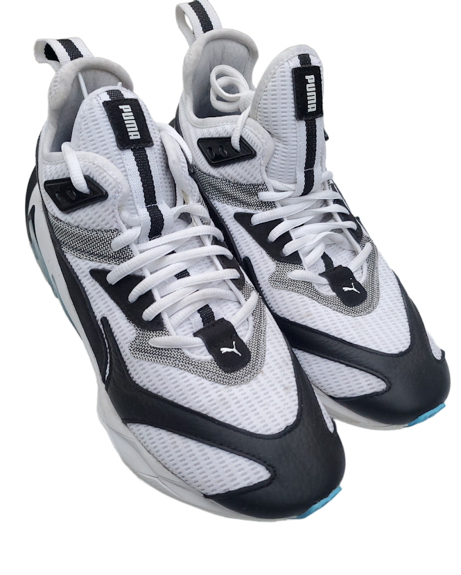 Puma LQDCELL Origin Men's Training Shoe White Black Blue 192862-05 Size 8.5  | eBay