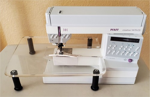 Pfaff Creative 1475 CD servito resistente cucito ricamo IDT tavolo allungabile - Foto 4 di 16