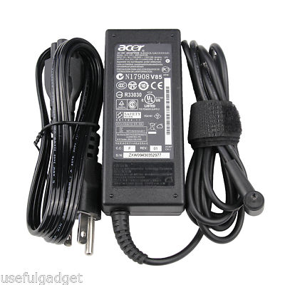 Acer Chromebook 本体 ブラック 電源ケーブル付き Original ACER Chromebook 15 C910 CB5-571 AC Charger Power Adapter