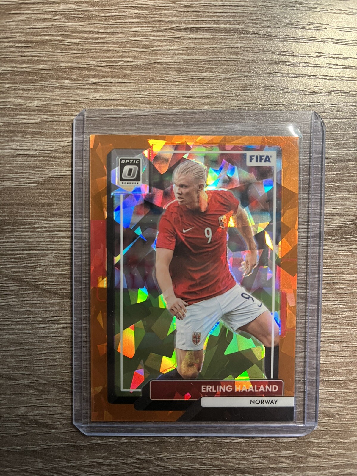 ERLING HAALAND 2022-23 Panini Donruss FIFA SP Optic Orange Ice Prizm #84