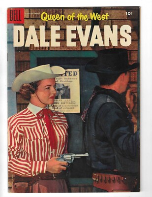 Queen Of The West Dale Evans 8 FVF (7.0) 9/55 Cool Photo Cover!