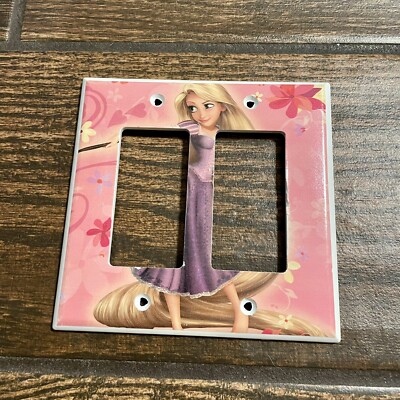 Disney Rapunzel Double Rocker Switchplate Cover Switch Plate