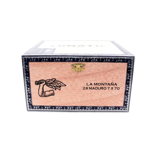 Caja de cigarros de madera vacía Lunatic La Montana Maduro 8,25" x 8,25" x 4,5" - Imagen 5 de 12