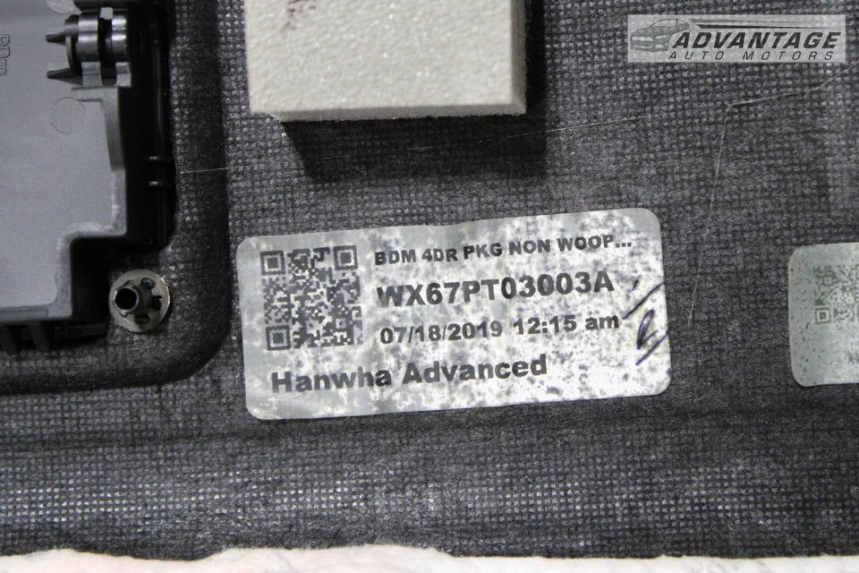 KIA FORTE 2019-2021 SEDÁN MALETERO TRASERO PLATAFORMA ESTANTE PANEL BANDEJA CUBIERTA MOLDURA OEM Foto 4 de 4